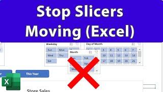 Make Immovable Slicers for Pivot Tables - Excel Quickie 101