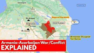 Armenia Azerbaijan war conflict Explained | International Relations UPSC Current Affairs