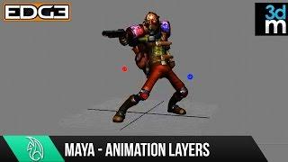 Maya Animation Tutorial - Animation Layers Overview HD by 3dmotiveHD