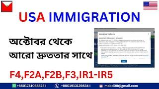 আমেরিকা ইমিগ্রেশন ভিসার ইন্টারভিউ রেগুলার হচ্ছে। রিফিউজ শঙ্কা! USA immigration Visa Interview Update