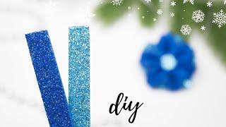  НОВОГОДНЯЯ ИГРУШКА НА ЁЛКУ из фоамирана  ПРОСТОЙ СПОСОБ  DIY CHRISTMAS ornaments