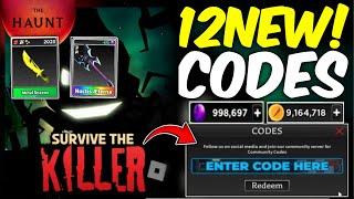 ️CODES️SURVIVE THE KILLER ROBLOX CODES OCTOBER 2024 - SURVIVE THE KILLER CODES