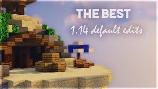 bedwars with the best 1.14+ texture default edit packs