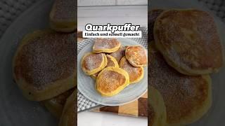 Anzeige Quarkpuffer schnell und einfach gemacht #kalorienarm #rezept #lecker #proteinreich #backen