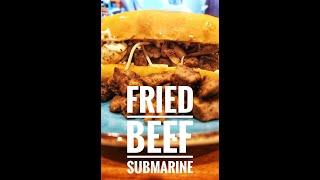 A MUST TRY SUB. THE FRIED BEEF SUB. #sandwich #food #recipe #dinner #cooking #fyp#fastfood