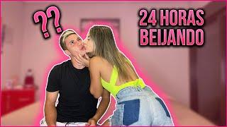 PASSEI 24 HORAS BEIJANDO MEU NAMORADO E ME SURPREENDI COM A REAÇÃO DELE !!