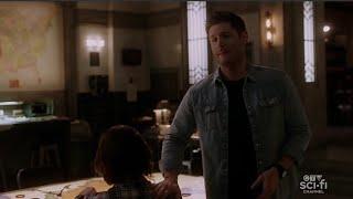 SUPERNATURAL 15×08 _ DEAN AND SAM TALK ABOUT EILEEN " I'M HAPPY FOR YOU SAMMY"