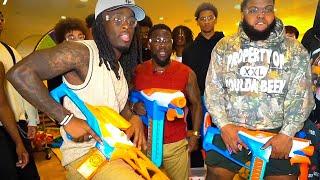 NERF WAR With Devonte Cenat, Kai Cenat, Druski & Kevin Hart