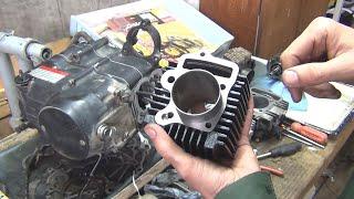 Трудный мотор от Альфы 125  (даунгрейд)