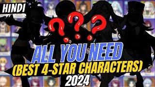 Best 4-STAR Characters in Genshin Impact 2024 (My fav Before Natlan)