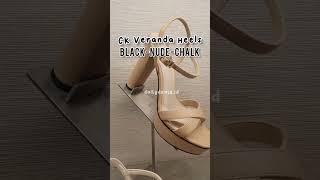 Heels anti nyusruk Charles & Keith Veranda Criss Cross CK1-60280239-1 Jastip Original Counter 899k