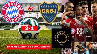 Bayern Munich vs Boca Juniors 2-1 Live FIFA Club World Cup Football Match Score Highlights Vivo