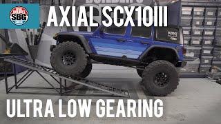 Axial SCX10III Gearing - How Low Can You Go?