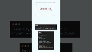 File Upload in HTML & CSS