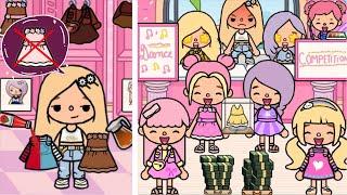 Adoptive Sister Destroyed Our Dresses, But We Won The Competition | Toca Life Story | Toca Boca