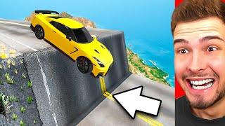 100 AUTOS vs. KAPUTTE STRAßEN in GTA 5!