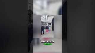 Drunk Man Tries Hugging Royal Horse: Near Disaster!