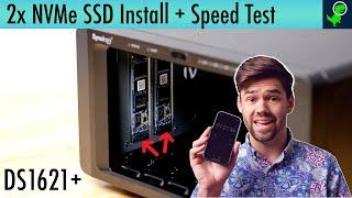 Installing 2x NVMe SSD Cache + Speed Test (they’re are FAST) on Synology DS1621+ (10GbE Test)