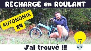 RECHARGER son VÉLO ÉLECTRIQUE en ROULANT c'est POSSIBLE !200km d'autonomie avec ECOFLOW | FamilyRoss