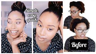 Sleek Ponytail with NO gel Tutorial 