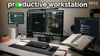 productivity desk setup tour 2025