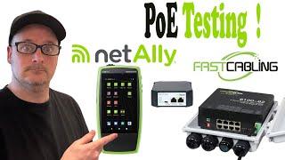 Let's Test PoE WIth Fastcabling & Netally Gear ! @netallynetworktestingtools  @Fastcabling