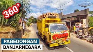 Prapatan Pasar Wage Menuju Desa Pagedongan Banjarnegara | Video 360 Derajat