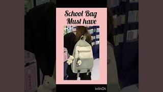 school bag must haves #trending#aesthetic