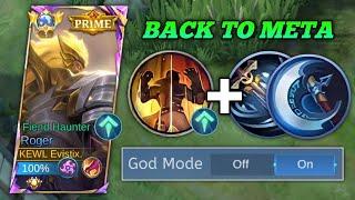 NEW BUFF ROGER IS FINALLY HERE!! | TOTALLY BROKEN (BACK TO META) NEW BEST BUILD AND EMBLEM | MLBB