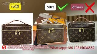 LOUIS VUITTON Nice Beauty Case Monogram Mini Brown