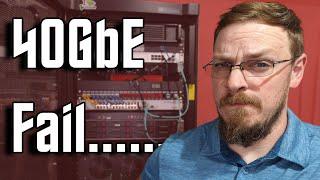 40 Gigabit Server Rack Upgrade FAIL