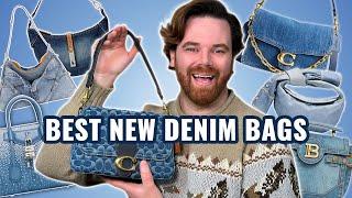 Luxury Denim Bags You NEED This Spring! Featuring: Coach, Bottega, Ralph Lauren and more!