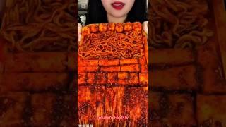 [ASMR] Delicious Gourmet Spicy food platter  #shorts #chinesefood #mukbang #food