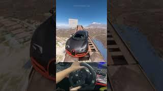 Bugatti INSANE Stunt Parking! Forza Horizon 5 #Shorts