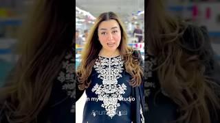 Check out Maria B's Beautiful Suit & learn how to style your desi outfits. #mariab #shorts