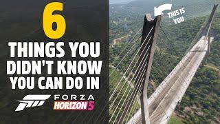 Forza Horizon 5 - 6 THINGS YOU DIDN'T KNOW YOU CAN DO!!!