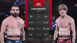 UFC London: Benoit Saint Denis vs Paddy Pimblett - UFC 5 Simulation (PS5)