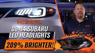 The BEST LED Headlights in the WORLD for your 08-14 Subaru Impreza, WRX & STI! Morimoto XB LF477