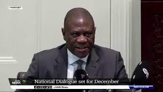 National Dialogue set for December