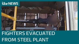 More than 260 fighters evacuated from besieged Azovstal steel plant | ITV News