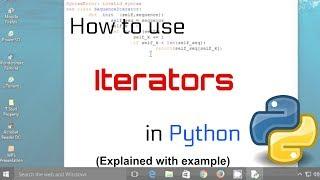 How to use Iterators in Python | Explained (with example) | TechitEazy