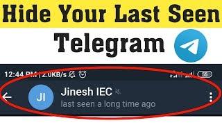 How to Hide Last Seen in Telegram || Freeze Last Seen in Telegram