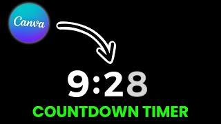 How to create a 10 minute Countdown Timer in Canva | Step-By-Step Guide for Canva Pro & Free Users
