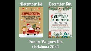 Christmas Events in Waynesville 2024