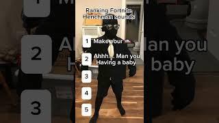 Rating Fortnite Henchmen Sounds  #shorts #viral #fortnite