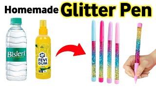 How to make Lava Glitter Lava Pen at home/DlY Glitter Pen/Homemade Glitter Pen/How to makeglitterpen