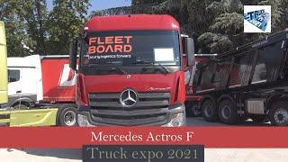 2021 All New Mercedes Actros F 1843 Fleet Board  Interior Exterior Walkaround Truck Expo 2021