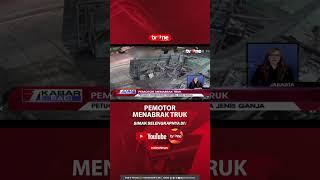 Brakkk, Detik-detik Pemotor Menabrak Truk Sampah #tvone #shorts #tvonenews
