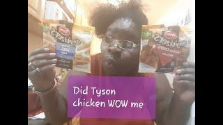 Tyson Chicken Appetizer taste test #frugaldivastyle #foodie #tysonchicken #appetizer