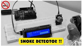 DIY Smoke Detector with Arduino - Real-Time Gas Level Monitoring